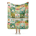 Awaiting Spring Sherpa Blanket
