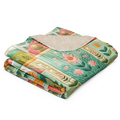 Awaiting Spring Sherpa Blanket
