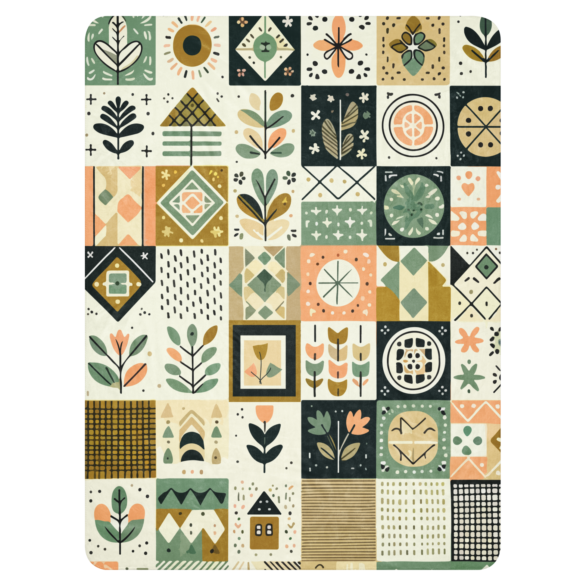 Springtime Symphony Sherpa Blanket
