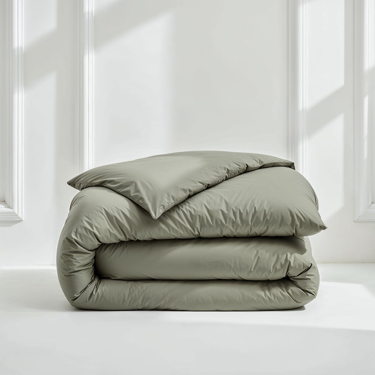 Australian Cotton Sateen Duvet Cover, view 3
