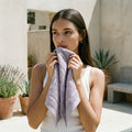 Australian Cotton Towels, in Capri Lilac, hand towels (set of 2)