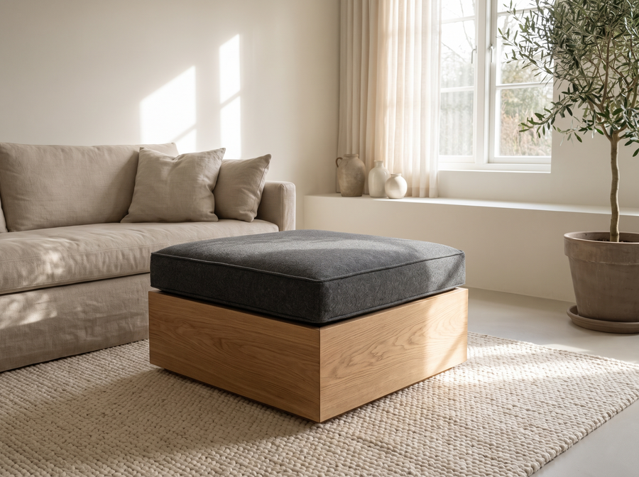 Custom Ottoman Cushion