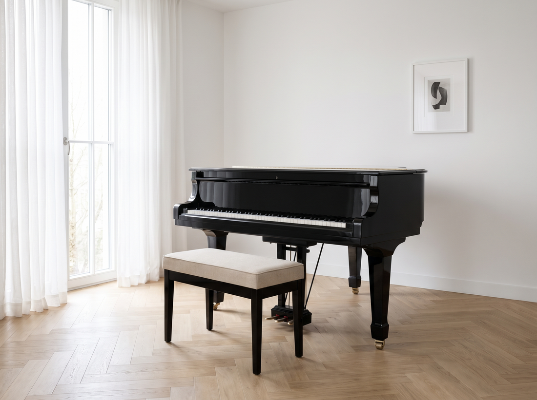 Custom piano bench cushion
