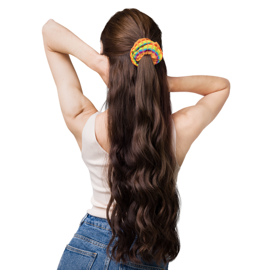 Multi- Color Recycled Scrunchie