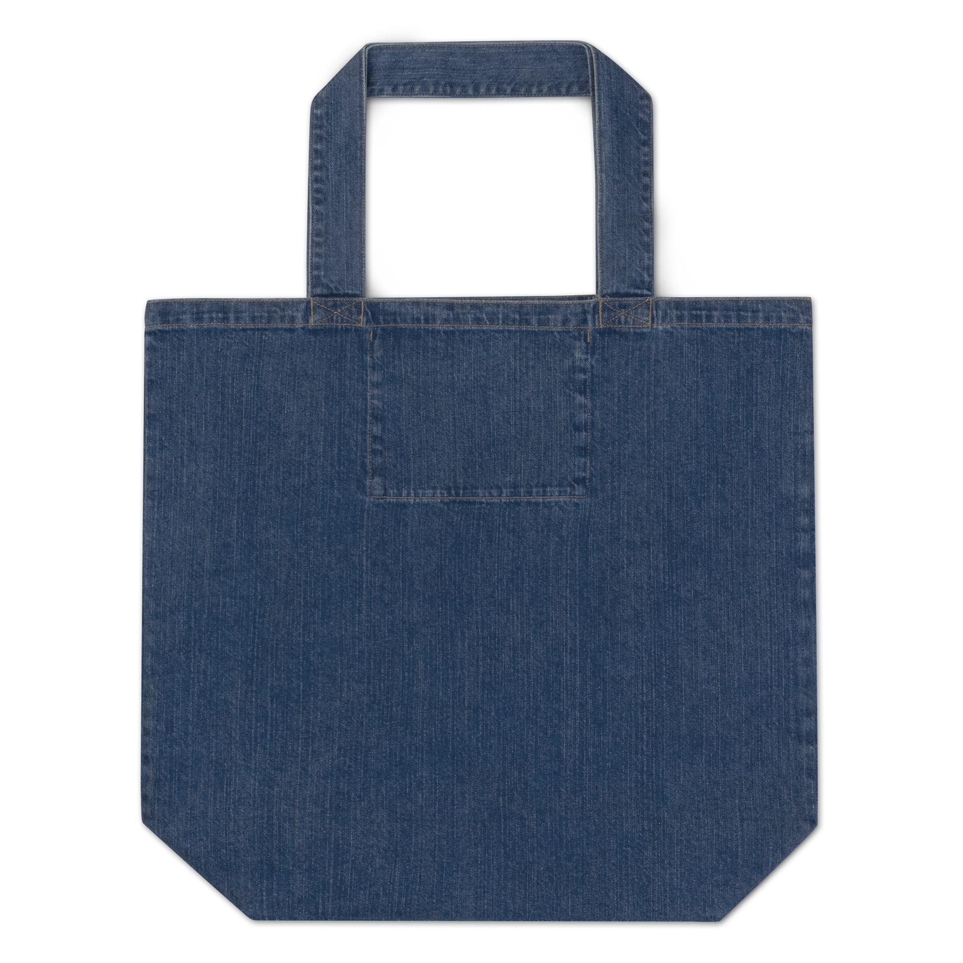 Sunflower Blue Organic Cotton Denim Tote Bag