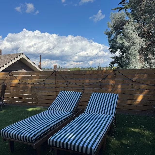 Custom Sunbrella Chaise Lounge Cushion