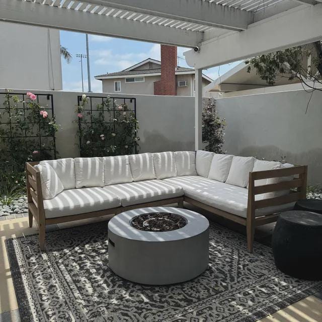 Custom Sunbrella Outdoor Cushion Cover