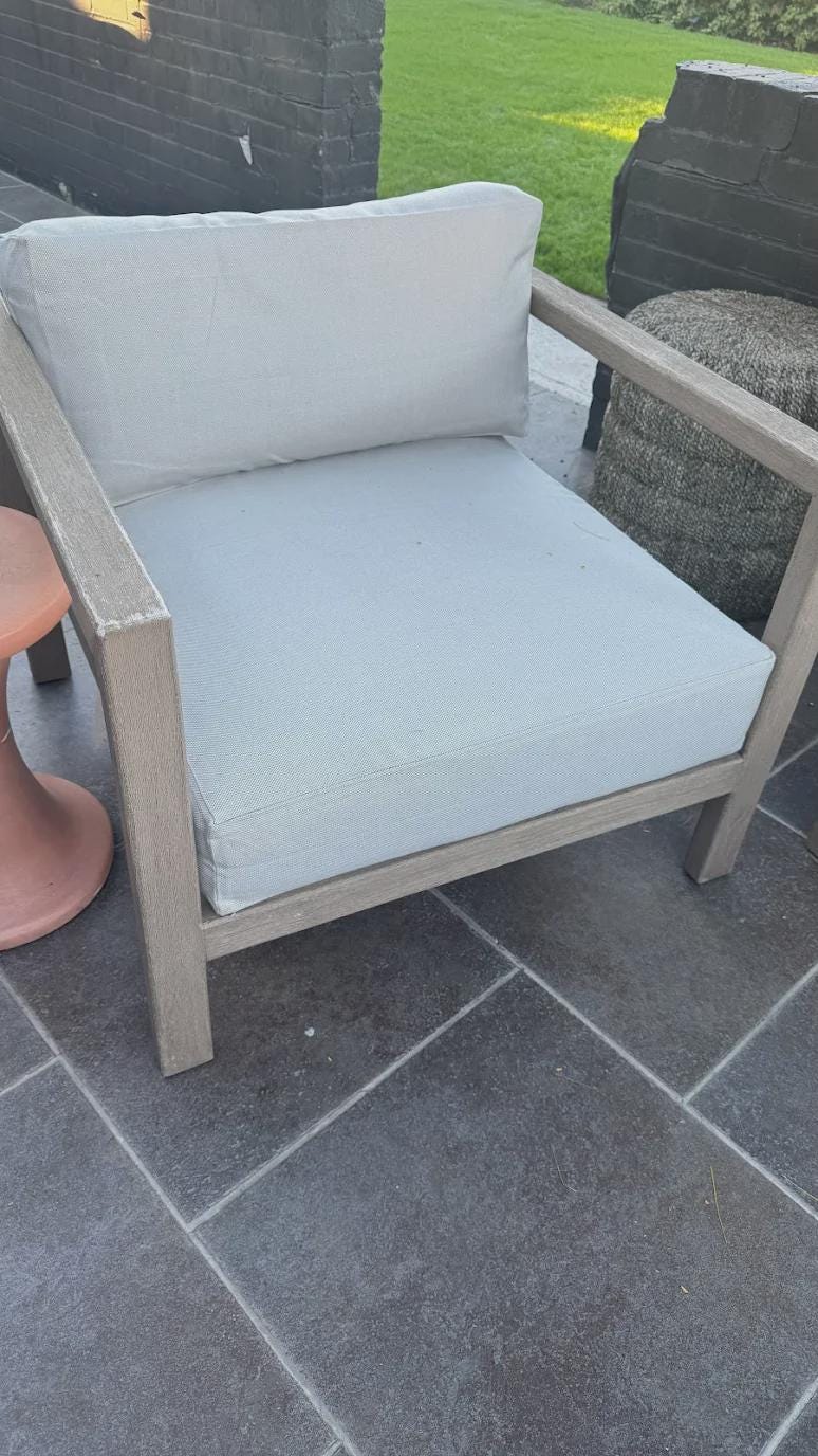 Sunbrella Linen Blend Cushion