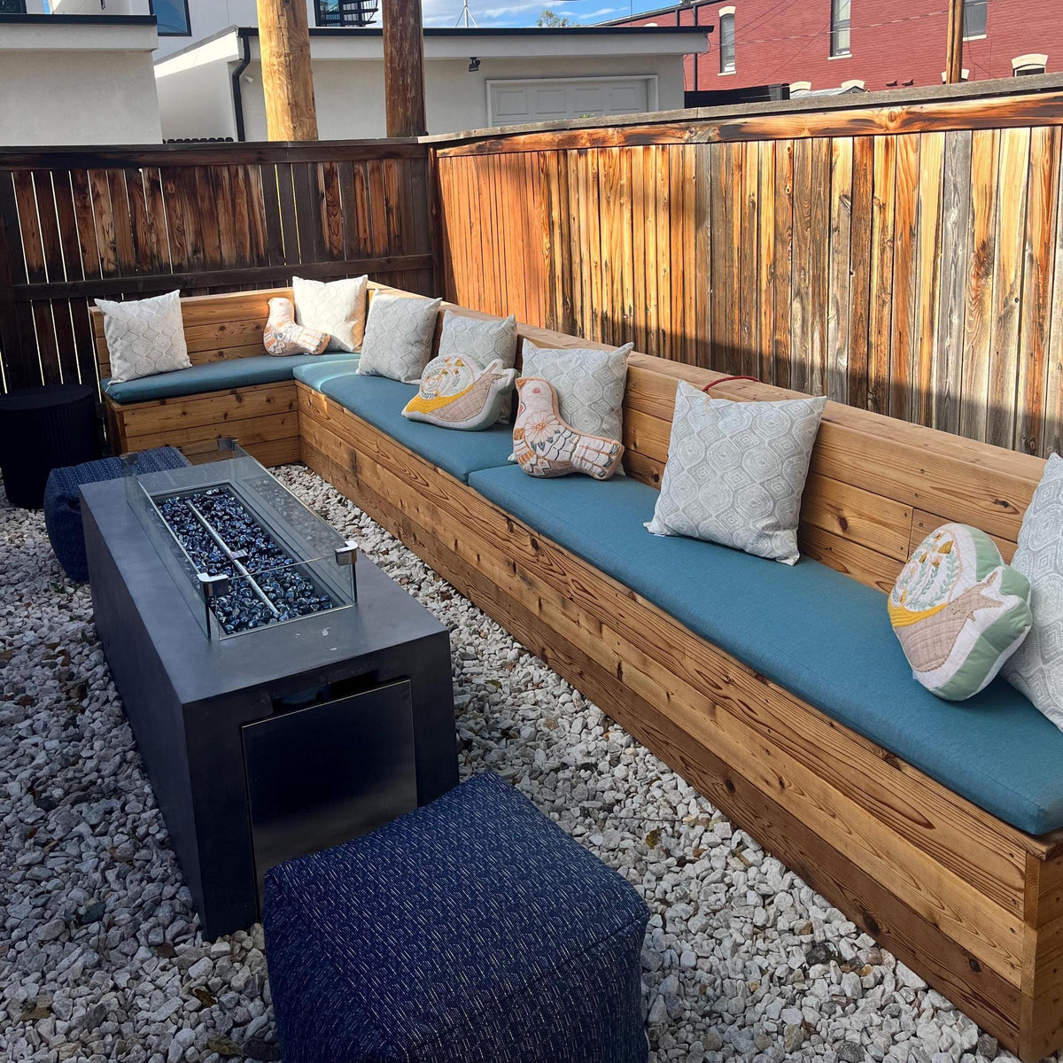Custom Sunbrella Bench Cushion