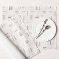 Creamy Lines Placemat Set
