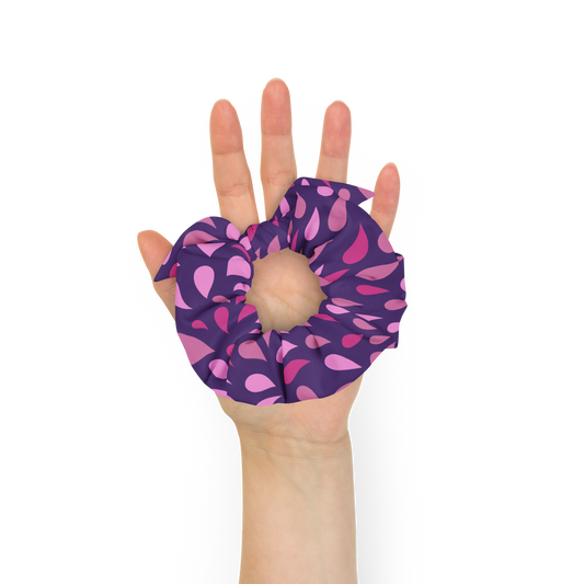 Purple Recycled Scrunchie