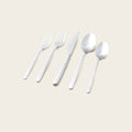 Emilia Mirror 20-Piece Flatware Set, in silver