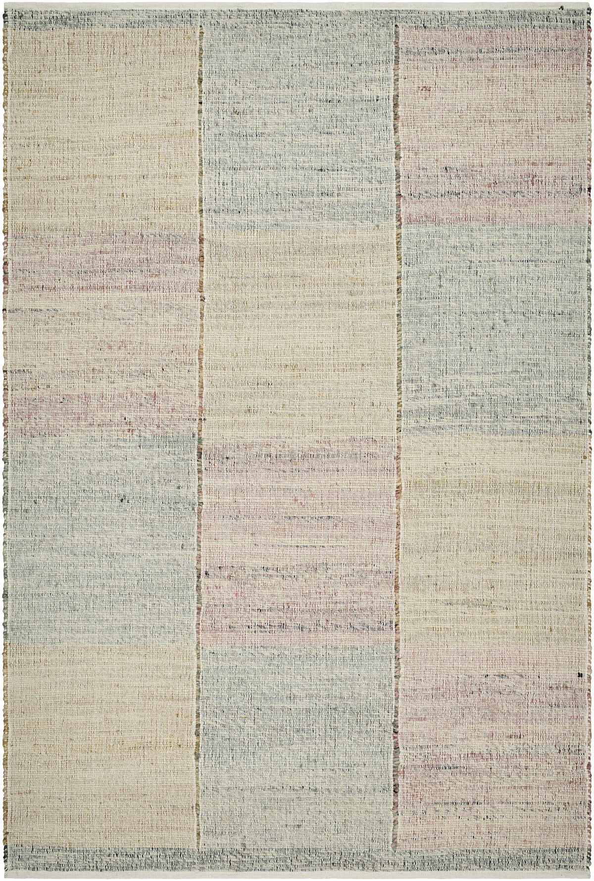 Bellamy Jute, Wool & Cotton Flatweave Rug in Gray, view 3