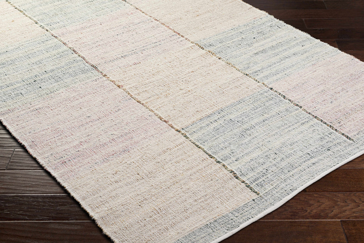 Bellamy Jute, Wool & Cotton Flatweave Rug in Gray, view 2
