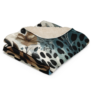 Wild Splendor Sherpa Blanket