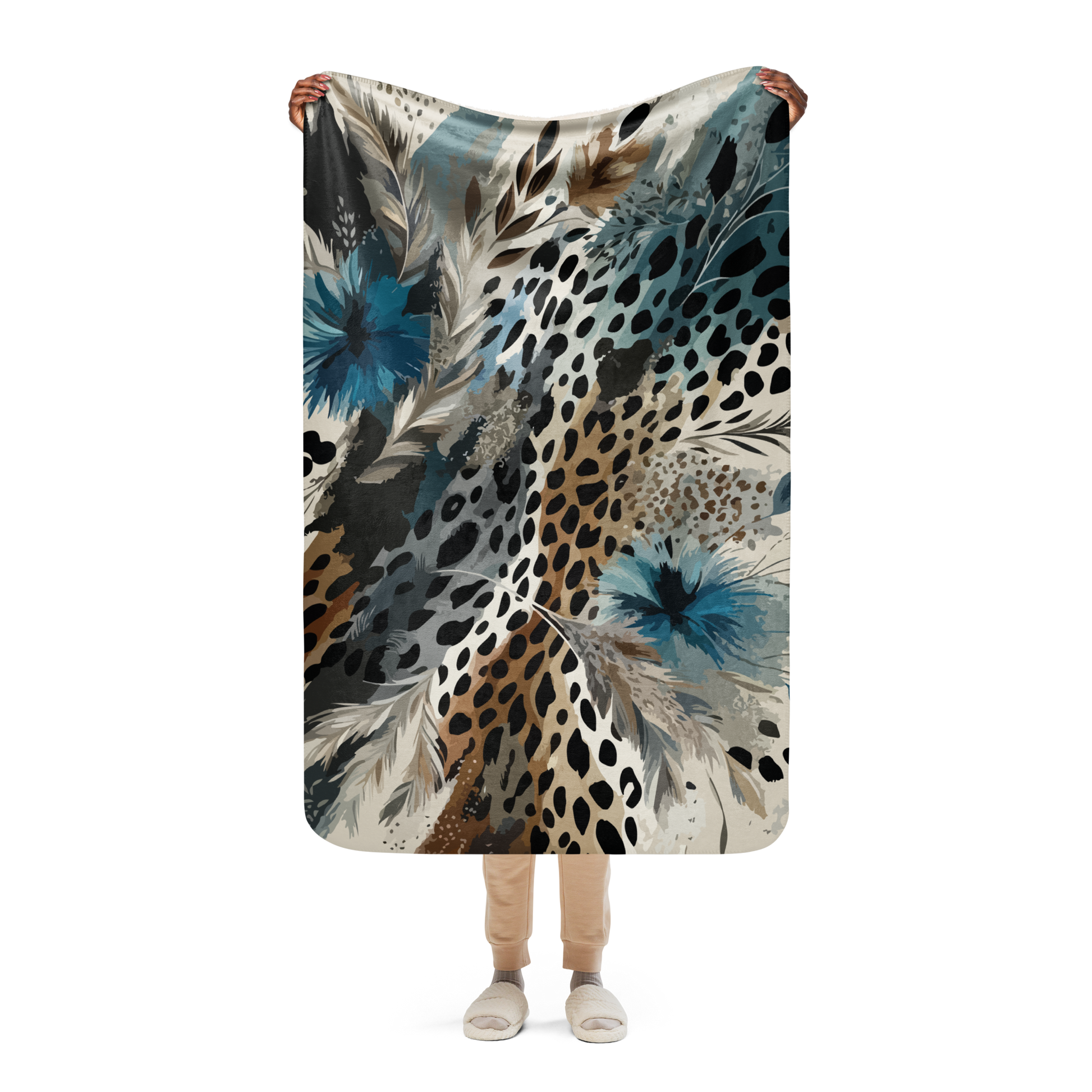 Wild Splendor Sherpa Blanket