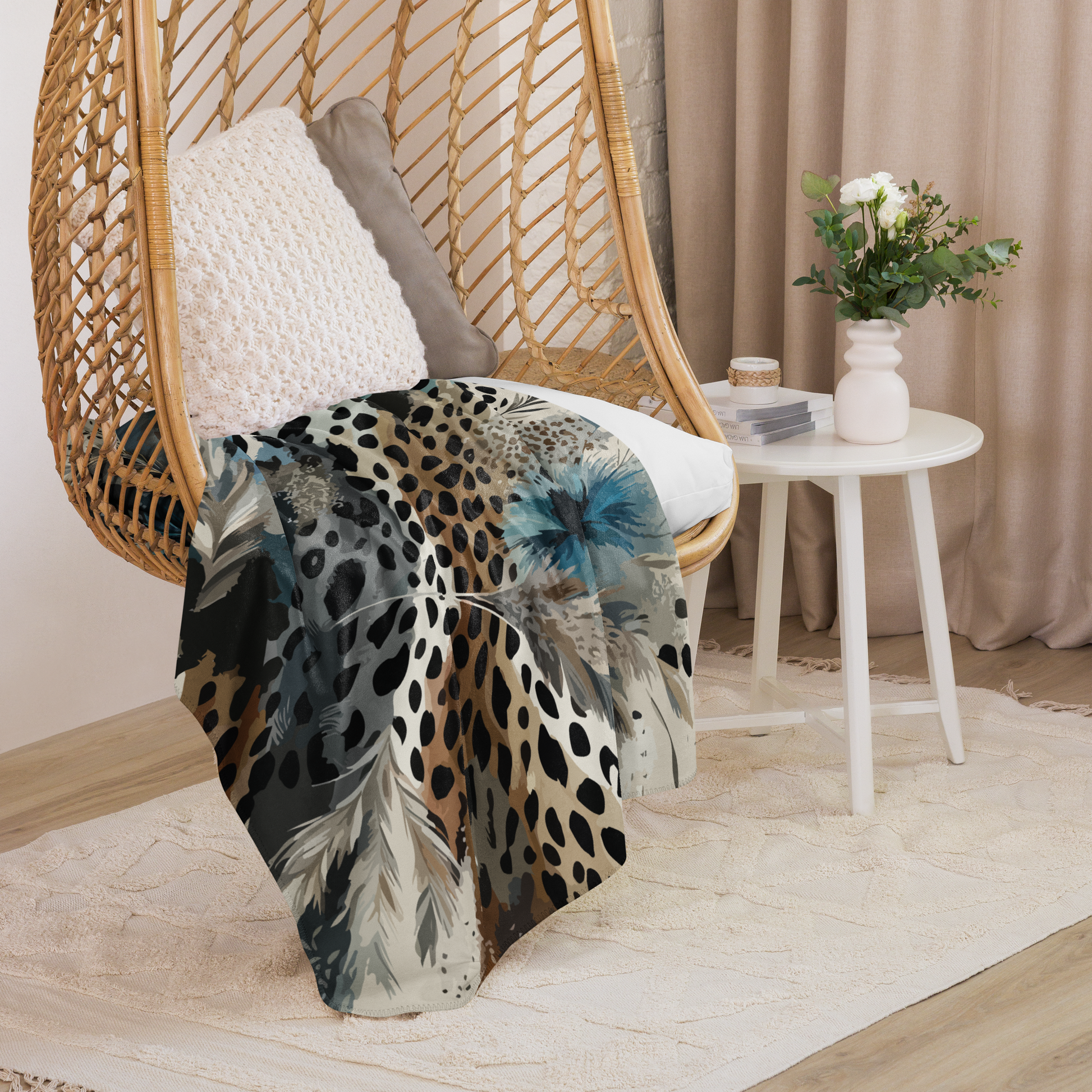 Wild Splendor Sherpa Blanket