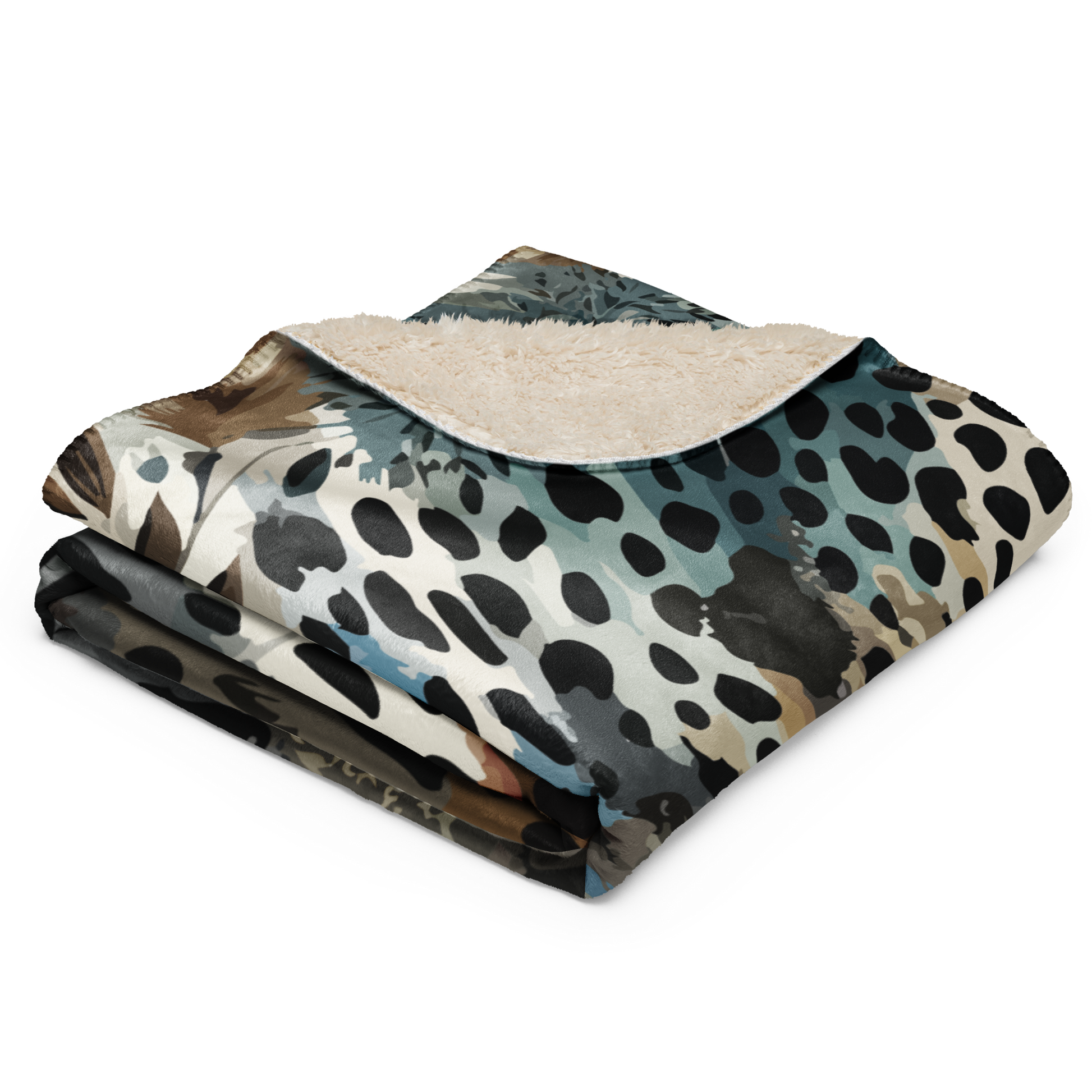 Wild Splendor Sherpa Blanket