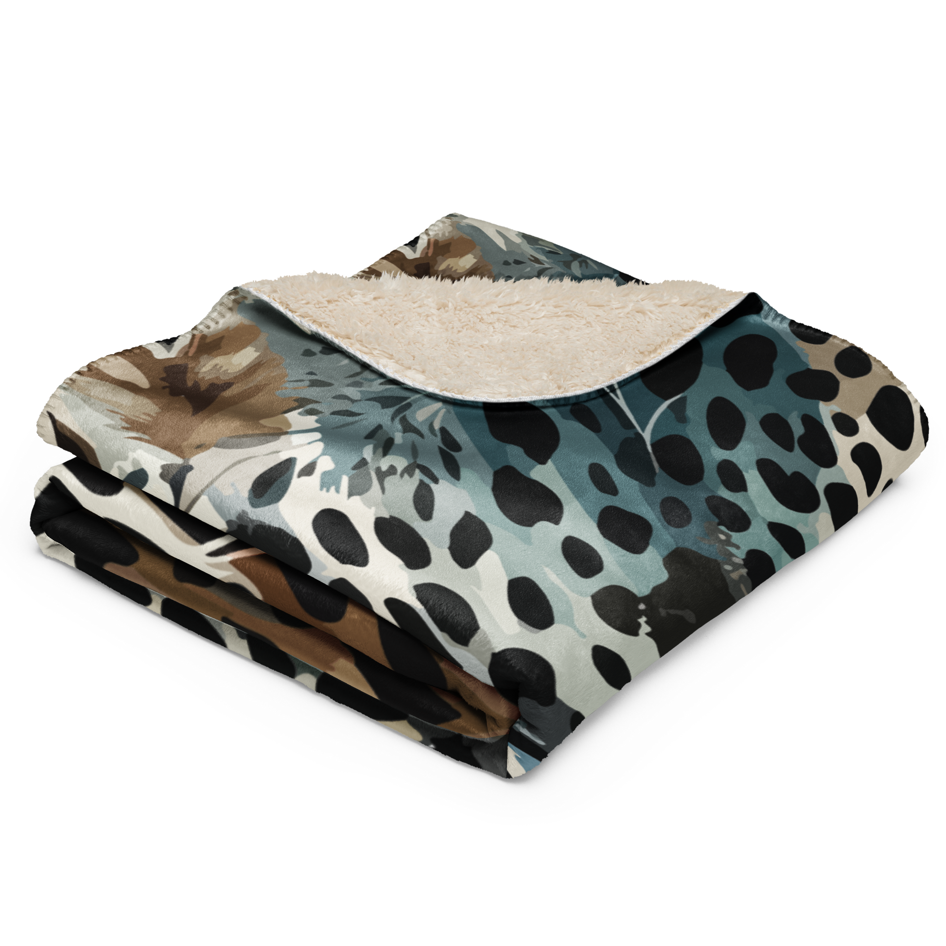Wild Splendor Sherpa Blanket