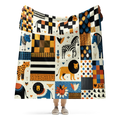 Animal Kingdom Sherpa Blanket