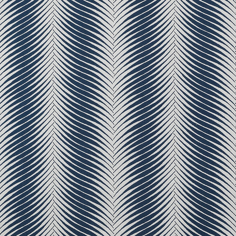 Sunbrella Clock Out Indigo fabric swatch