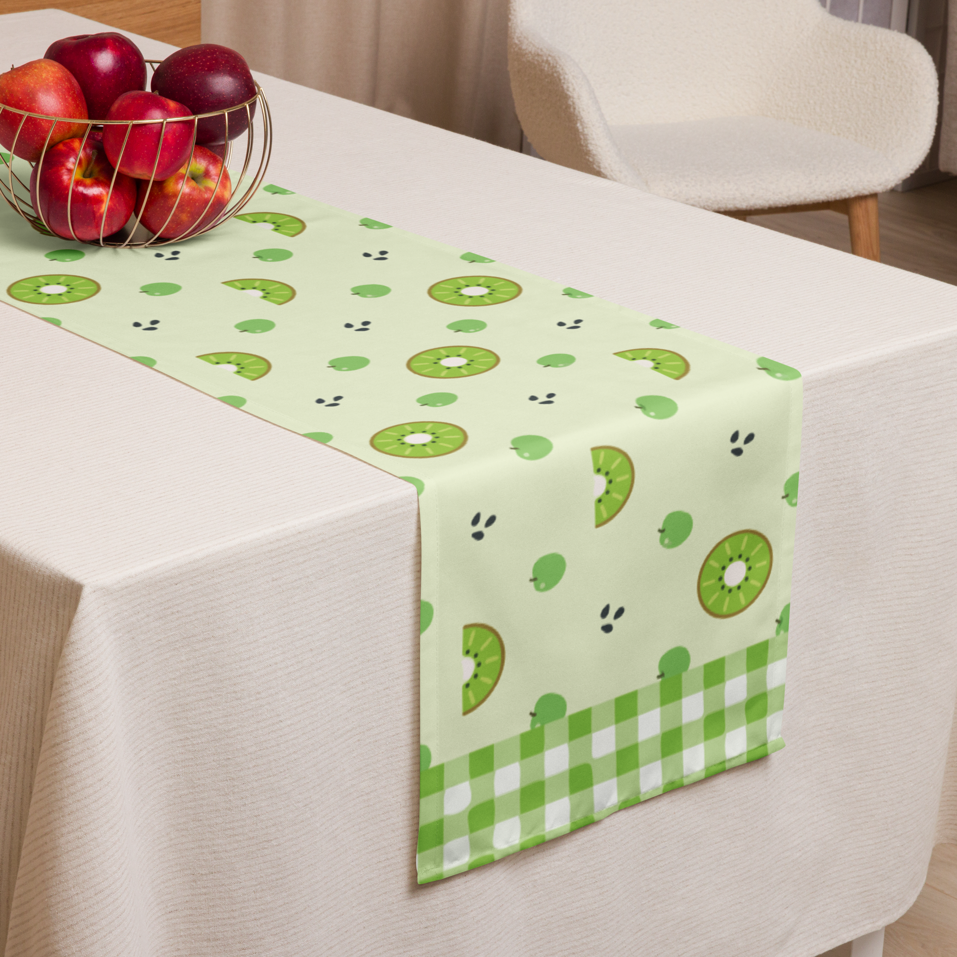 Kiwi Slice Table Runner
