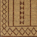 Tokyo Diamond Jute & Leather Area Rug, view 3