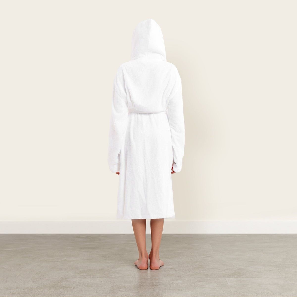 Ultraplush Australian Cotton Unisex Bathrobe, in white