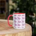 Valentine Ceramic Mug with Color Inside